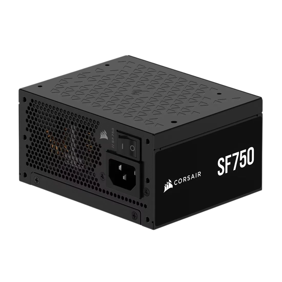 Блоки питания/ Power Supply Corsair SF750, Model RPS0205, 750W 80+ Platinum (SFX, 3.1, PCIe 5.1, Full modular, 1x24(20+4)pin, 1x12VHPWR, 2x4+4-pin CPU +12V (EPS), 3x4-pin Molex, 2x6+2-pin PCIe, 8xSATA (CP-9020284-EU)