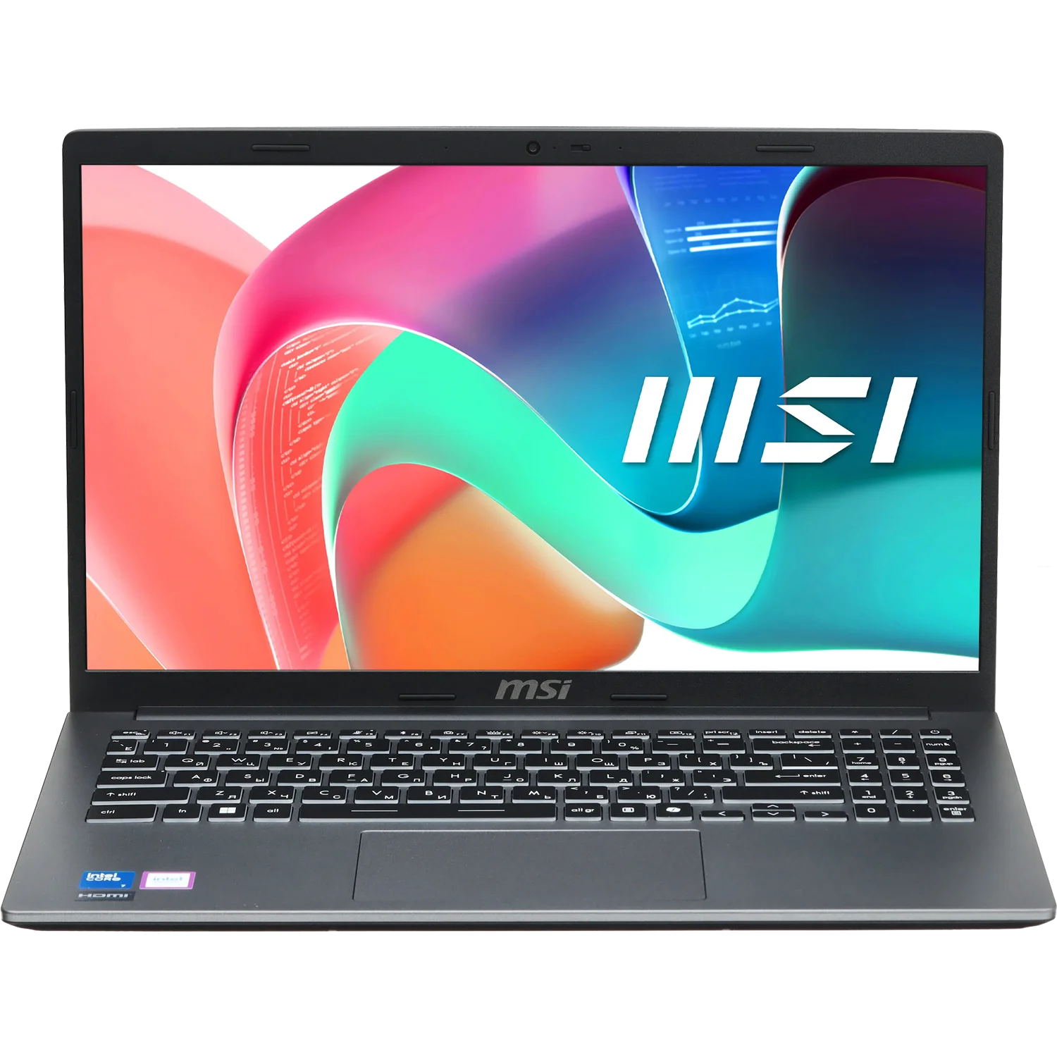 Ноутбук MSI Modern 15 F1MG-1099RU Core 7 150U 16Gb SSD512Gb Intel Graphics 15.6" IPS FHD (1920x1080) Windows 11 Pro grey WiFi BT Cam (9S7-15S111-1099)