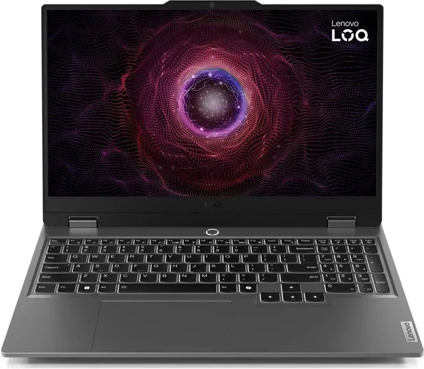 Ноутбук 15.6" IPS FHD LENOVO LOQ 15ARP9 grey (AMD Ryzen 5 7235HS/16Gb/512Gb SSD/4050 6Gb/noOS) (83JC00LBRK)