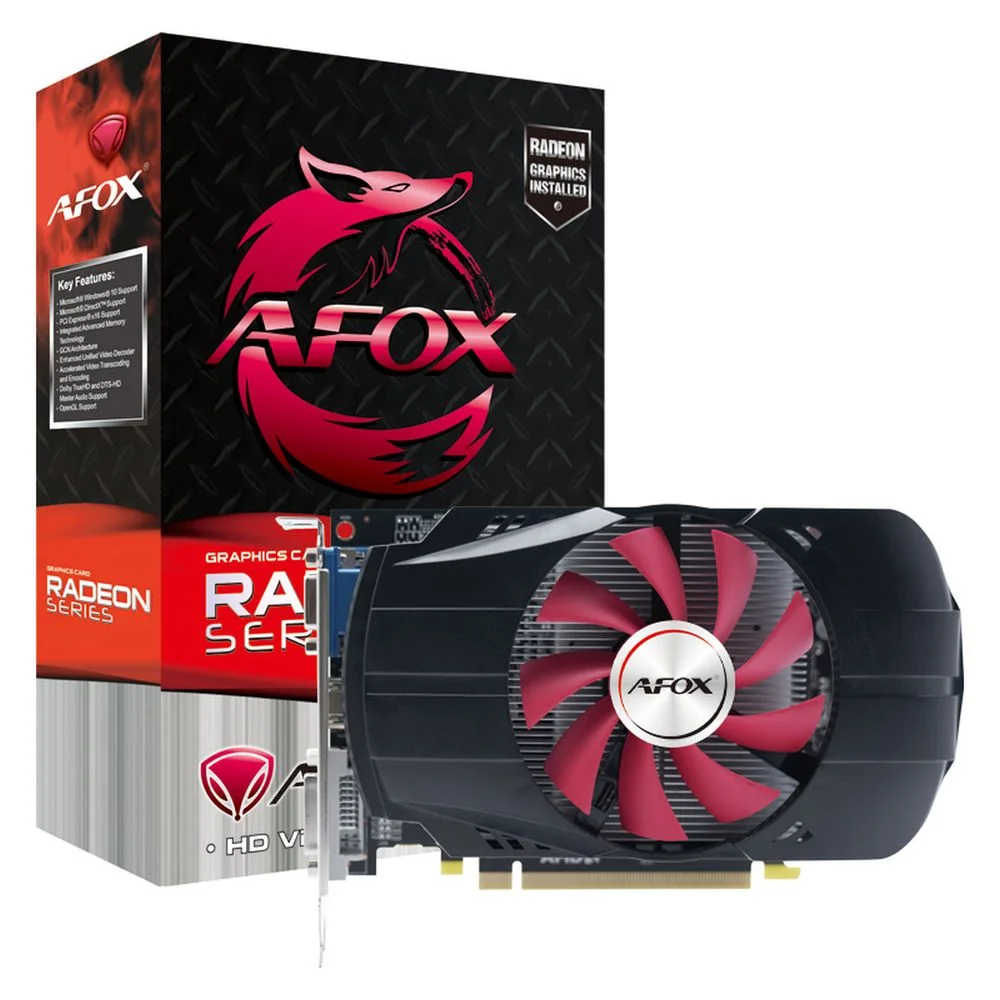 Видеокарта Afox R7 350 2GB GDDR5 128bit VGA DVI HDMI 1FAN RTL (AFR7350-2048D5H4-V5)
