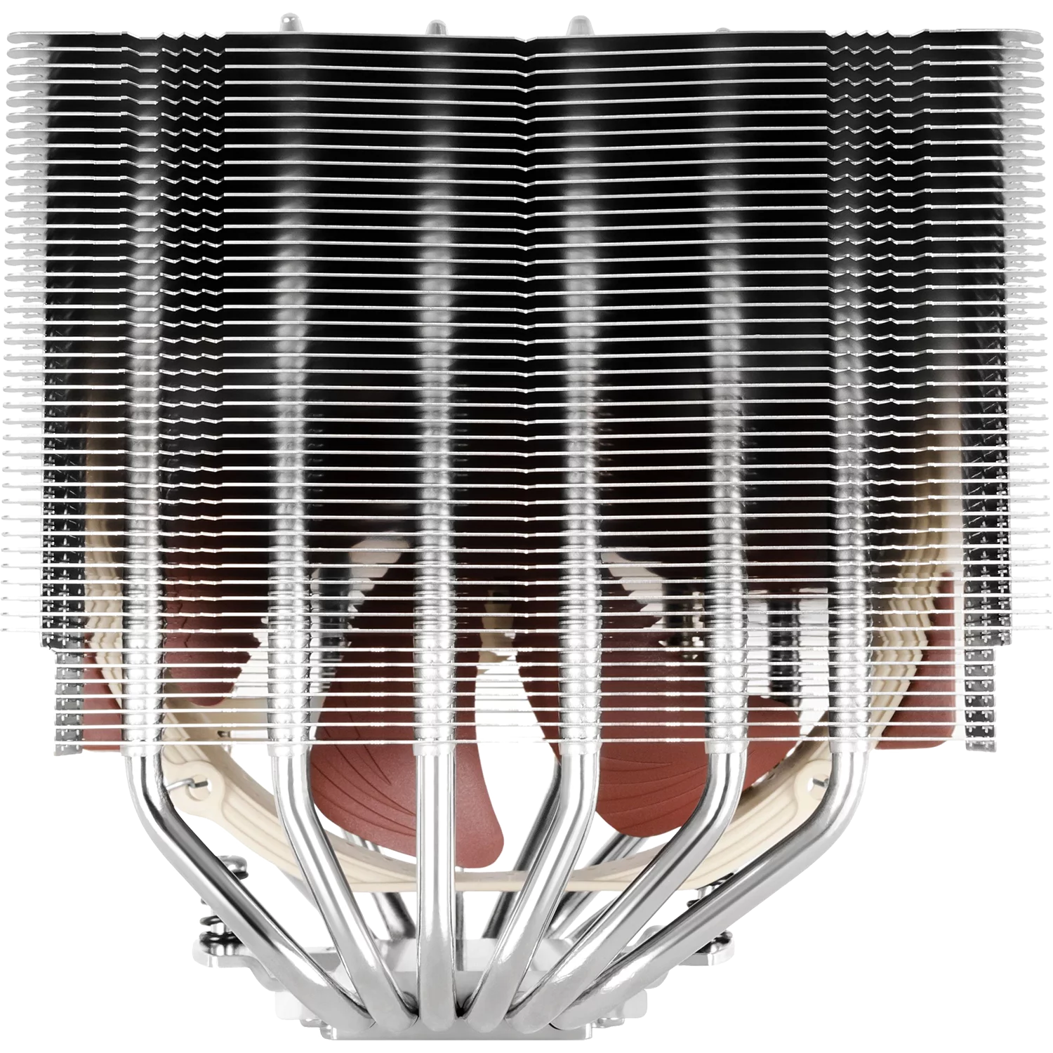 Кулер для процессора/ CPU Cooler Noctua NH-D15S (167W, 4-pin PWM, 160mm, Al/Cu, 6x6mm, 1x150x140x25mm, 82.5CFM, 24.6dBA, 1500RPM, S: 1851/1700/1200/115X, AM5/AM4, Beige/Brown)