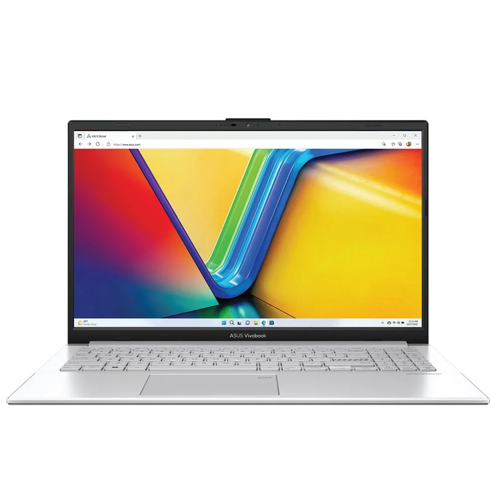 Ноутбук ASUS Vivobook Go 15 E1504FA-BQ5529 AMD Ryzen 5 40/ 16Gb (soldered D5)/ SSD256Gb/ UMA/ 15.6"/ IPS/ FHD/ 1920x1080/ 60Hz/ NoOS/ Silver/ 1.63kg (90NB0ZR1-M07PU0)