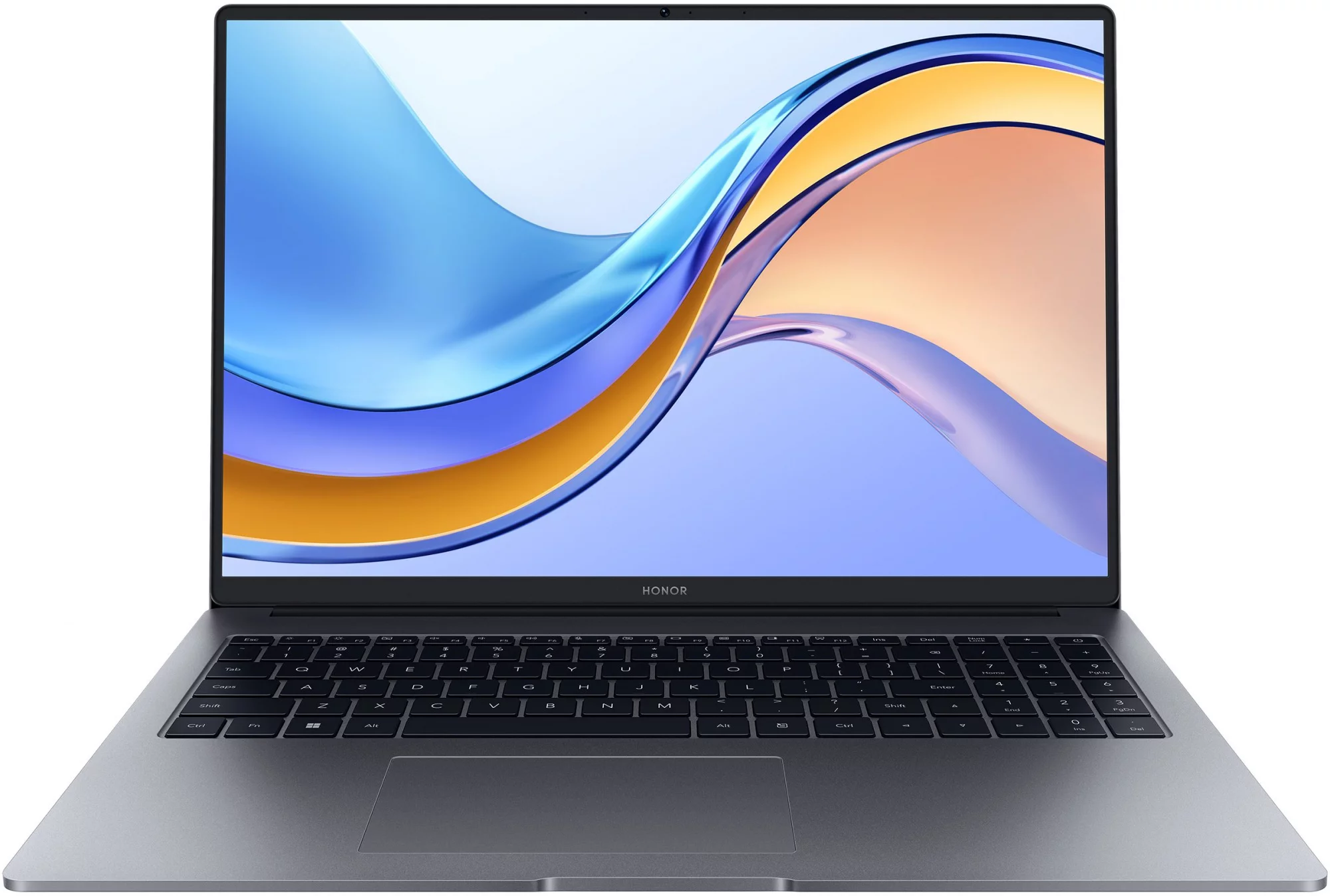 Ноутбук Honor MagicBook X16 2024 BRN-F56 Core i5 12450H 16Gb 512Gb SSD 16" IPS WQXGA (1920x1200) noOS grey WiFi BT (5301AHHM)