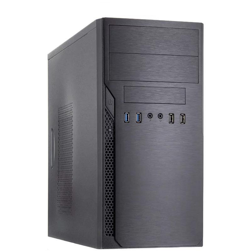 Case Foxline FL-628, mATX, 2x5.25EXT, 1x3.5EXT, 3x3.5INT, 2xUSB2.0+2xUSB3.0, HDA, w/ o FAN, w/ 450W ATX PSU, w/ 1.2m EU pwr cord (FL-628-FZ450R-U32)