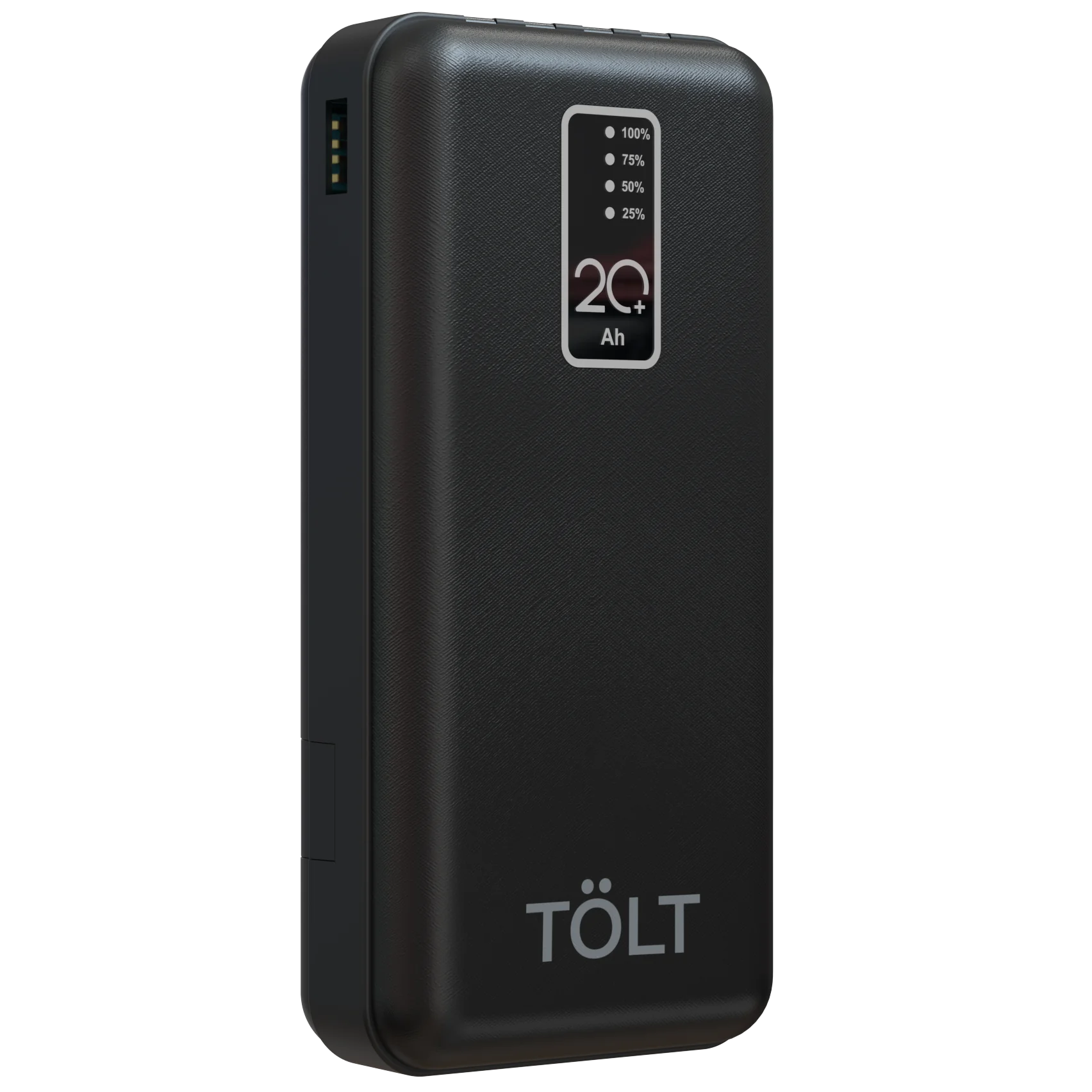 Портативный аккумулятор TOLT Lit K92 Black, 20000mAh, 10W, black, CCC/ Powerbank TOLT Lit K92 Black, 20000mAh, 10W, black, CCC