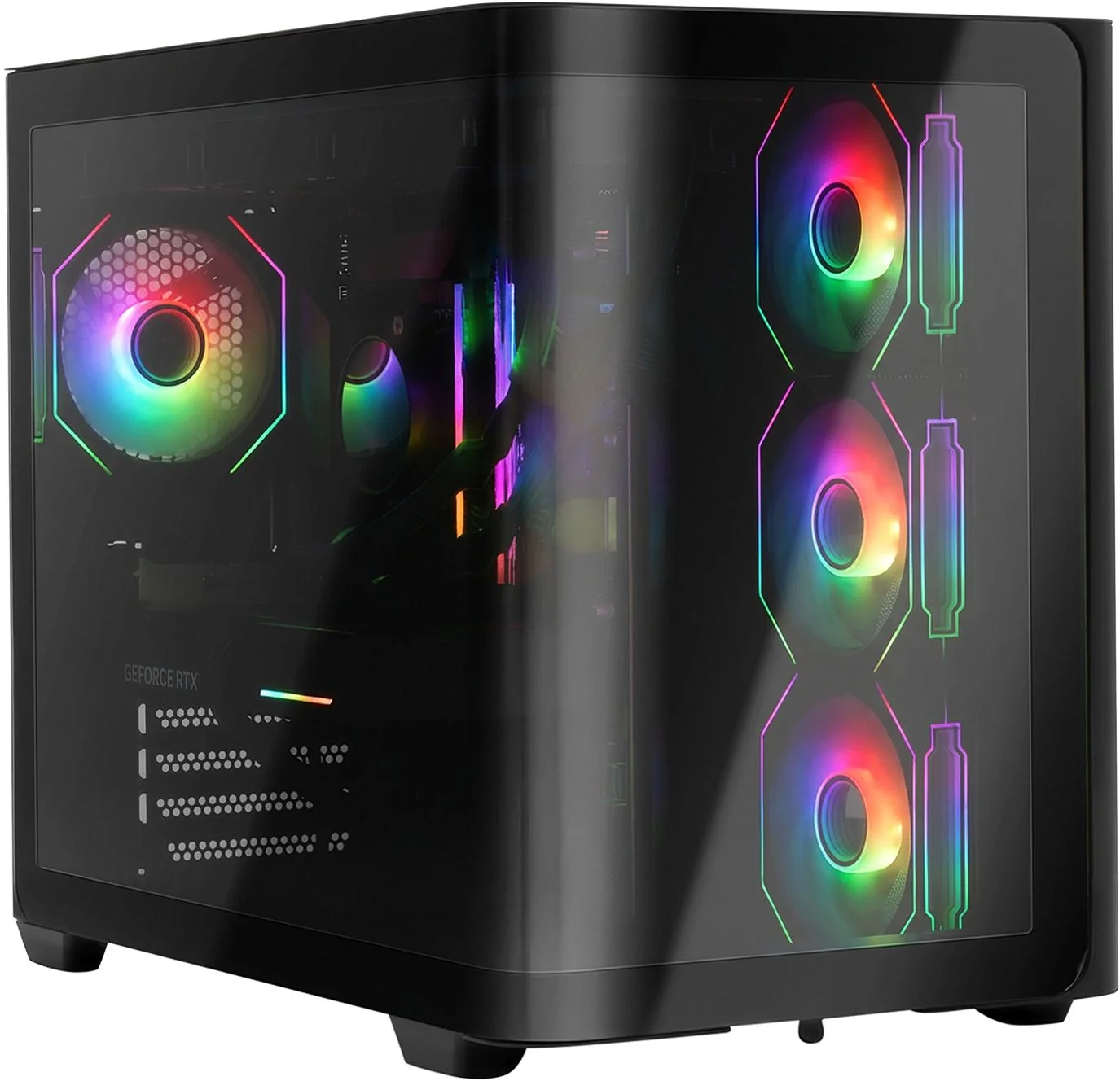 Компьютер Bloody BD-PC CZ79V3 MT i7 14700KF (3.4) 64Gb SSD1Tb RTX5080 16Gb Windows 11 Home 64 2.5xGbitEth WiFi BT 850W черный (RUS) (2170116)