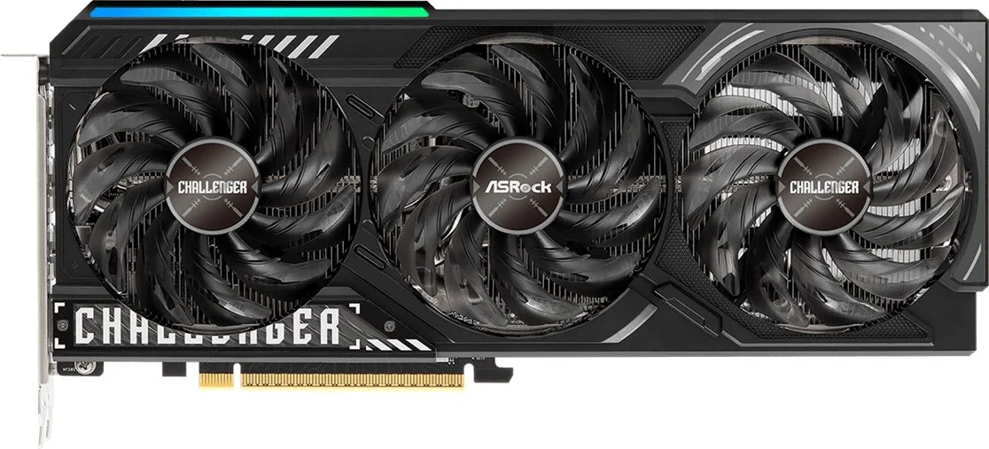 Видеокарта ASRock Radeon RX 9070 XT Challenger 16GB/ / RX 9070XT, HDMI, DP*3, 16G, D6 (RX9070XT CL 16G)