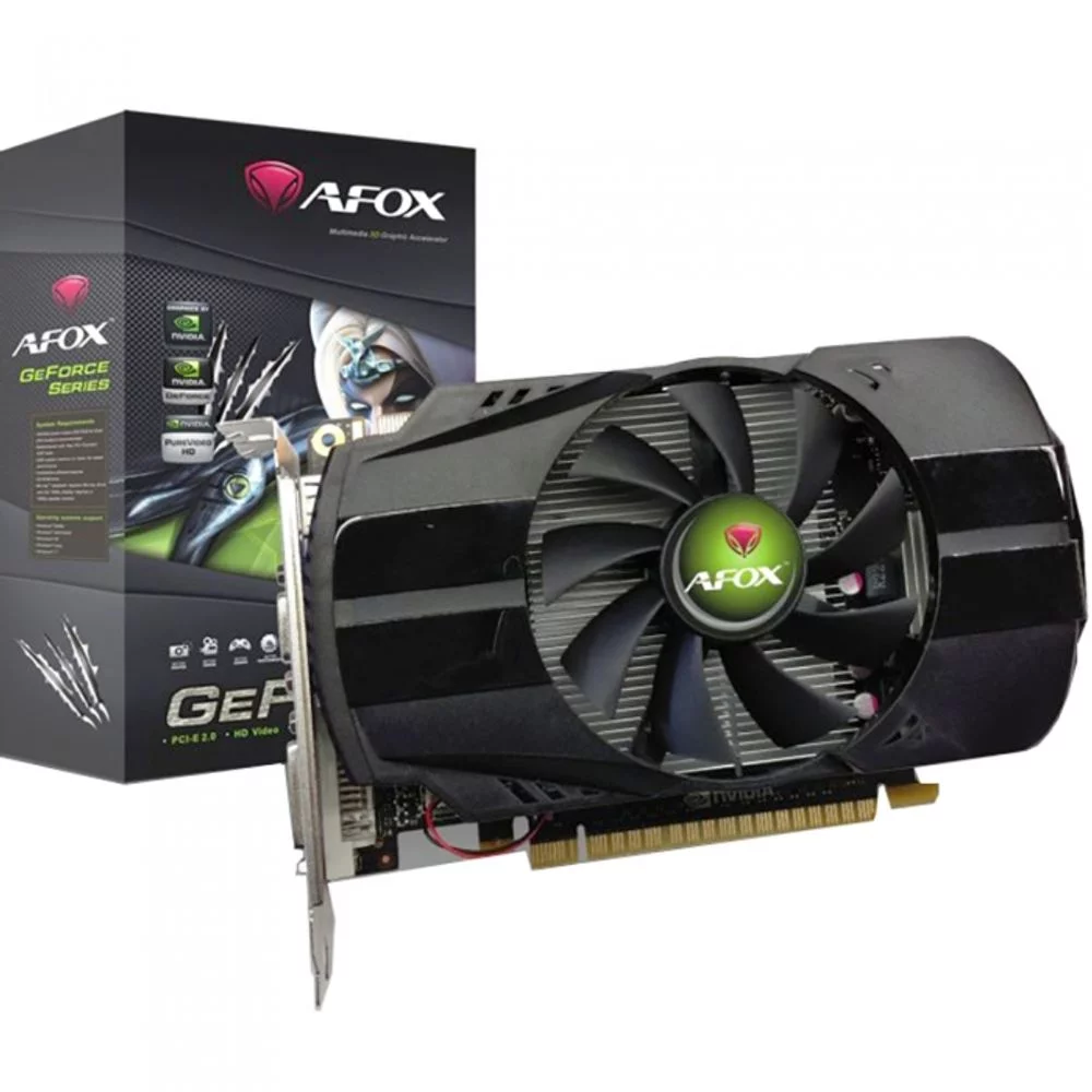 Видеокарта Afox Bad Pack GT730 ATX Single Fan 4GB GDDR5 128bit VGA DVI HDMI RTL {30} (780612) (AF730-4096D5H5) (792394) (AF730-4096D5H5||BP)
