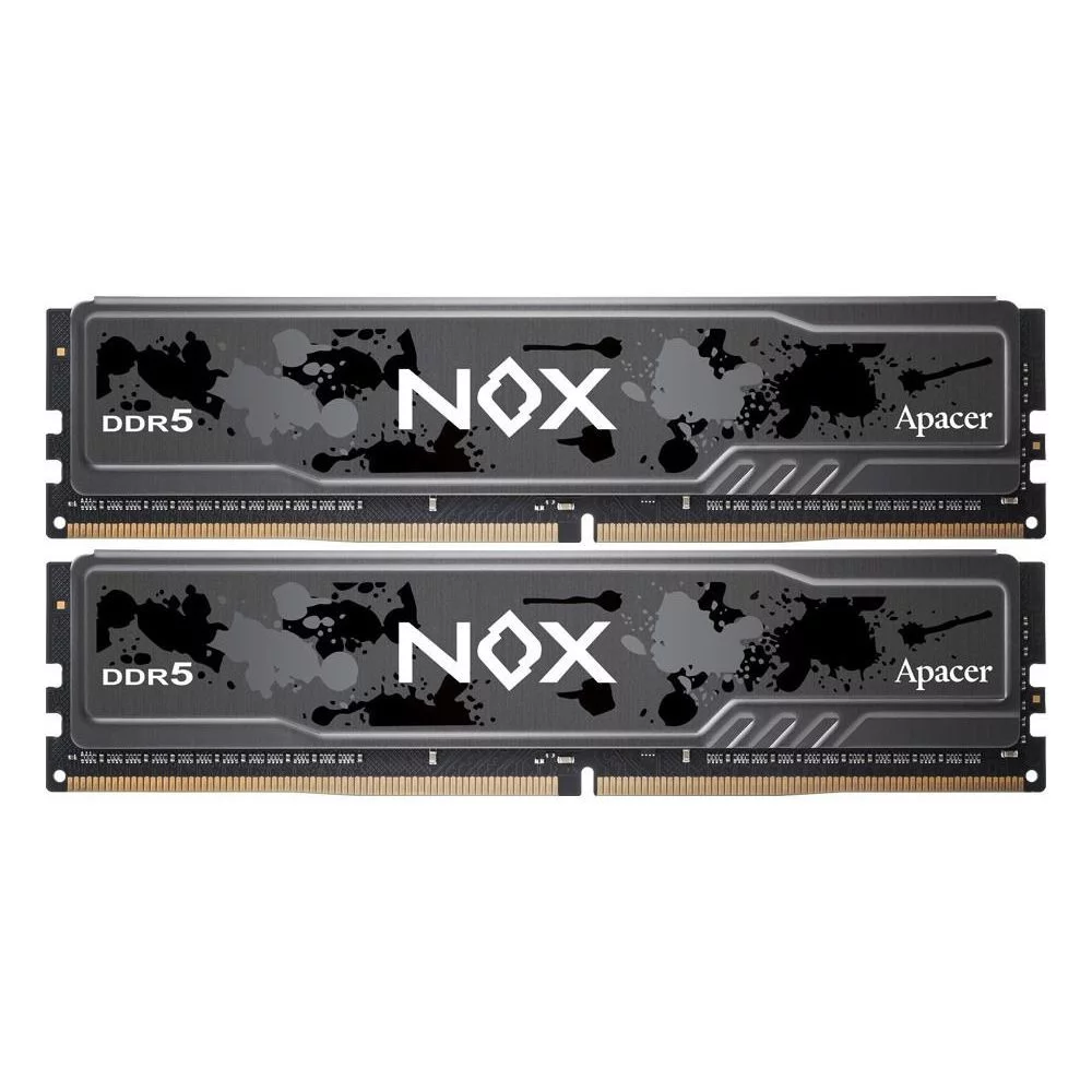 Модуль памяти Apacer 64GB DDR5 5600 DIMM OC NOX w/ HS, kit 2x32GB CL40, 1.25V (AH5U64G56C522MBAA-2)