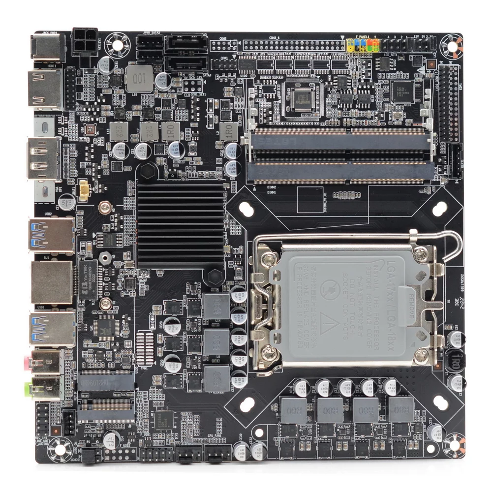 Материнская плата Afox AFH610-MI LGA1700 mini-ITX 2xDDRL4 M.2 DP HDMI INTEL® Socket 1700, 1000M lan, Mini-ITX (17 x17cm) (AFH610-MI) (785549)