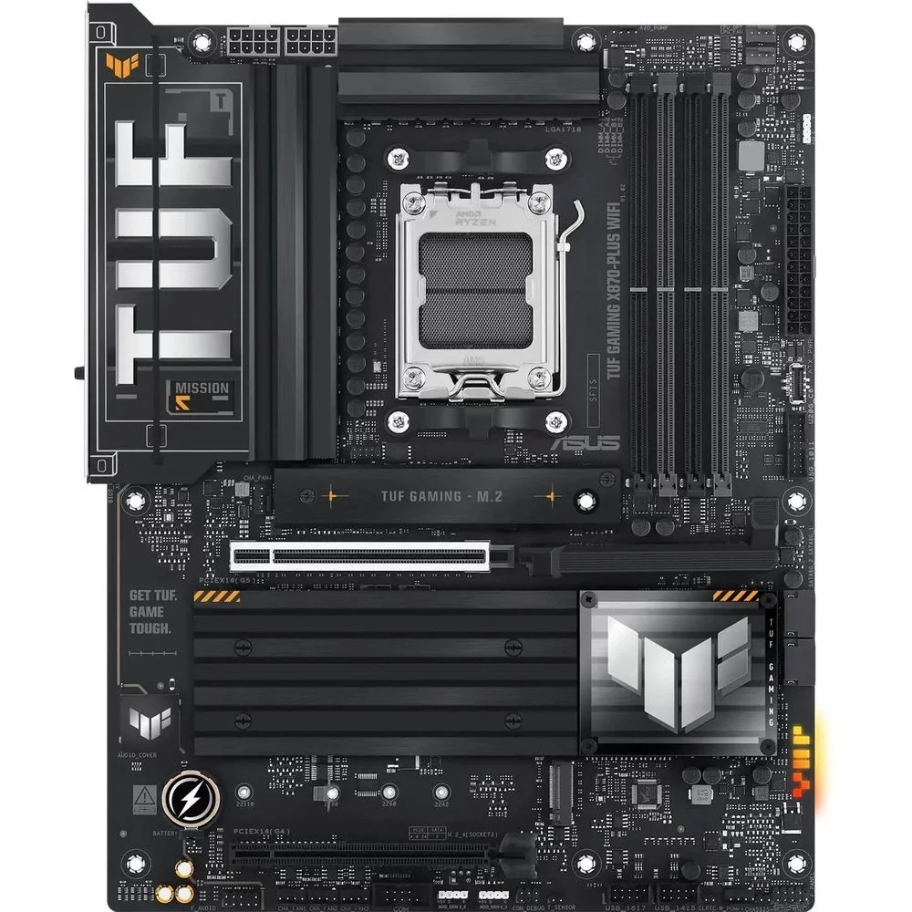 Материнская плата ASUS Bad Pack TUF GAMING X870-PLUS WIFI AM5 ATX 4xDDR5 2xPCIEx16 4xM.2 2xUSB-C HDMI 2.5GLAN Wi-Fi 7 bp (90MB1IU0-M0EAY0||BP)