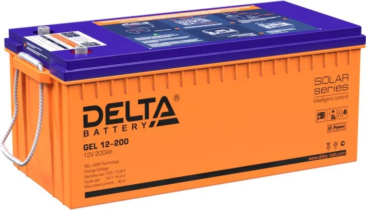 Аккумуляторная батарея Delta GEL 12-200