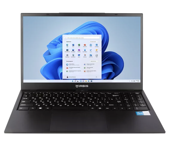 Ноутбук IRBIS 15N 15.6" FHD (1920x1080) IPS AG,Core i3-1215U,16Gb DDR4-3200(2),512Gb SSD NVMe M.2,Wi-Fi 6+BT 5,5300mAh,Metal Case,Kbd Bl,Type-C Charger,1.77kg,Black,1yw,Win11Pro (15NBP3505_16_512)