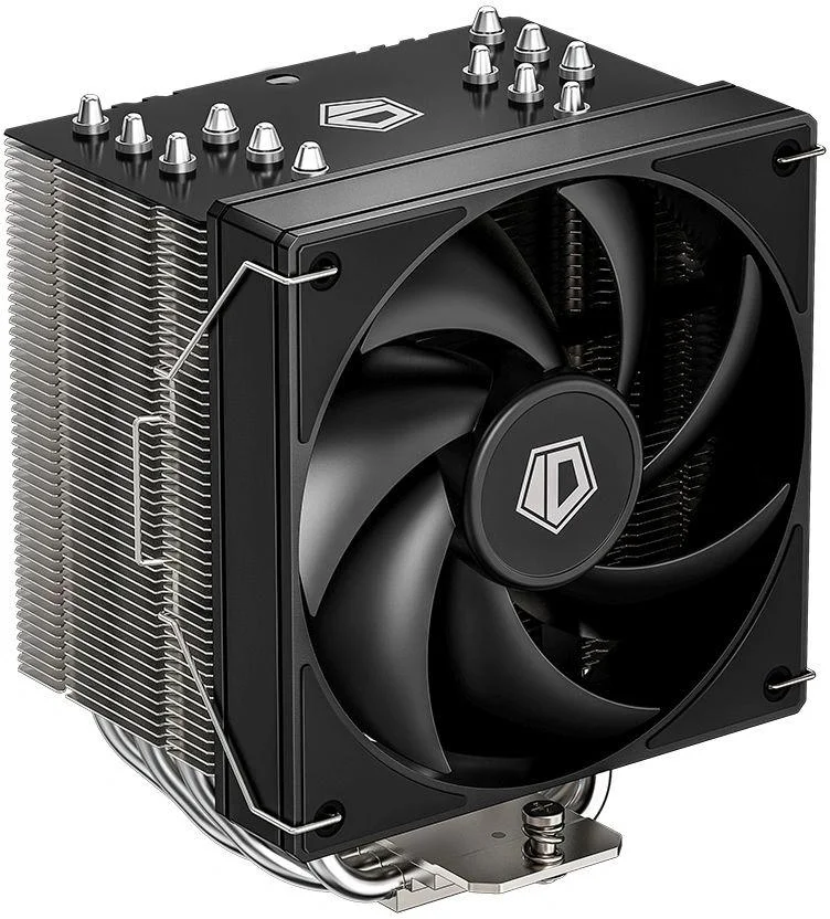 Кулер для процессора ID-COOLING SE-610-XT BASIC LGA1851/1700/1200/115X/AM5/AM4 (10шт/кор, TDP 250W, PWM, черный, 6 тепл.трубок + медная база, FAN 120mm) RET