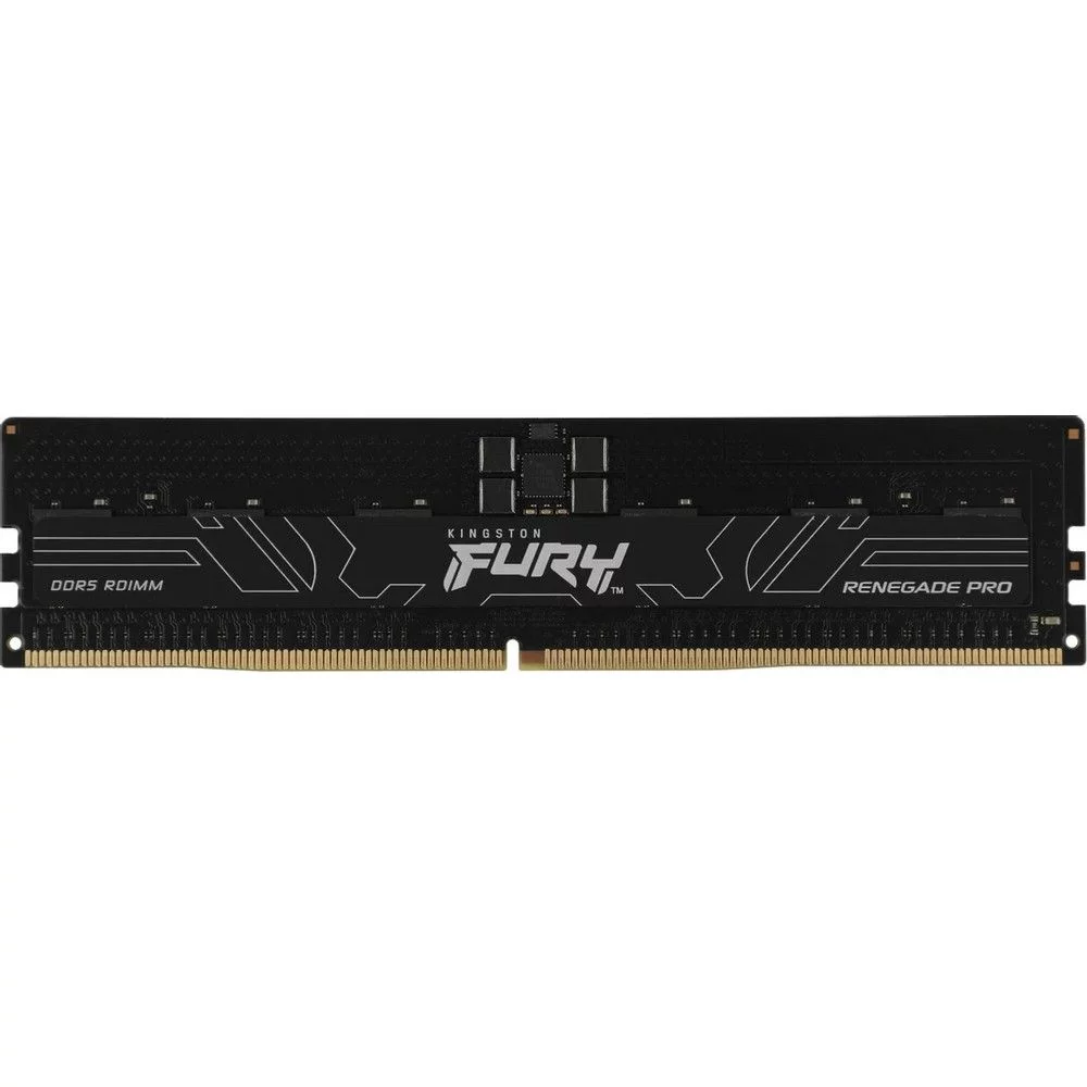 Модуль памяти Kingston OEM 16GB DDR5 6400 FURY Renegade Pro RDIMM Black XMP ECC Registered DIMM (Single Module) 1RX8 32-39-39 1.4V 288-pin 16Gbit (KF564R32RB-16||OEM)