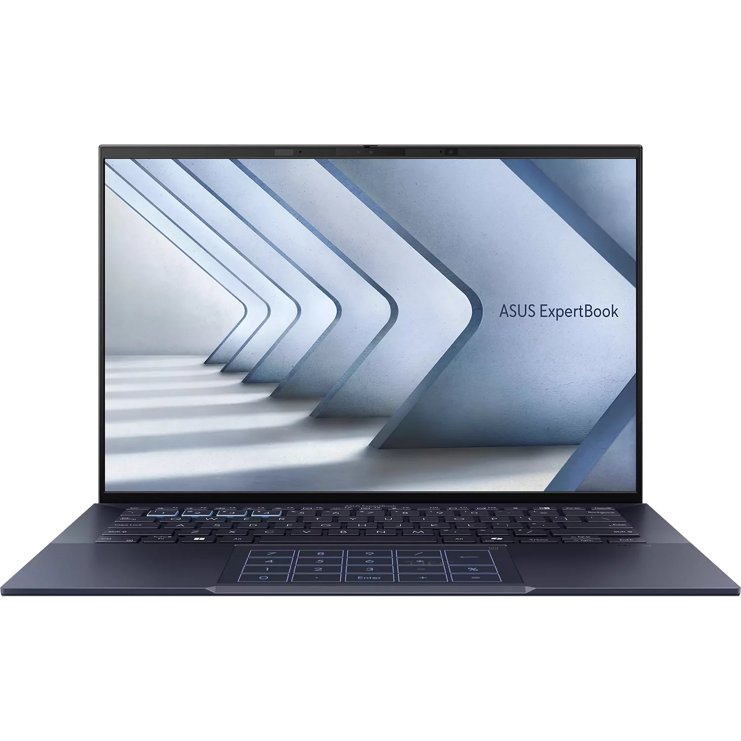 Ноутбук/ ASUS B9403CVAR-PP1795 14"(2880x1800 OLED)/Intel Core 7 150U(1.8Ghz)/32768Mb/1024PCISSDGb/noDVD/Int:shared/Cam/BT/WiFi/63WHr/war 1y/0.95kg/Star Black/DOS + магн корп; NumberPad; чехол; кабель microHDM (90NX05W1-M02WF0)