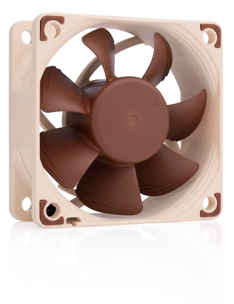 Кулер для корпуса/ Case Cooler Noctua NF-A6x25 5V (60x60x25mm, 3-pin, 17.19CFM, 19.3dBA, 3000RPM, Beige/Brown)