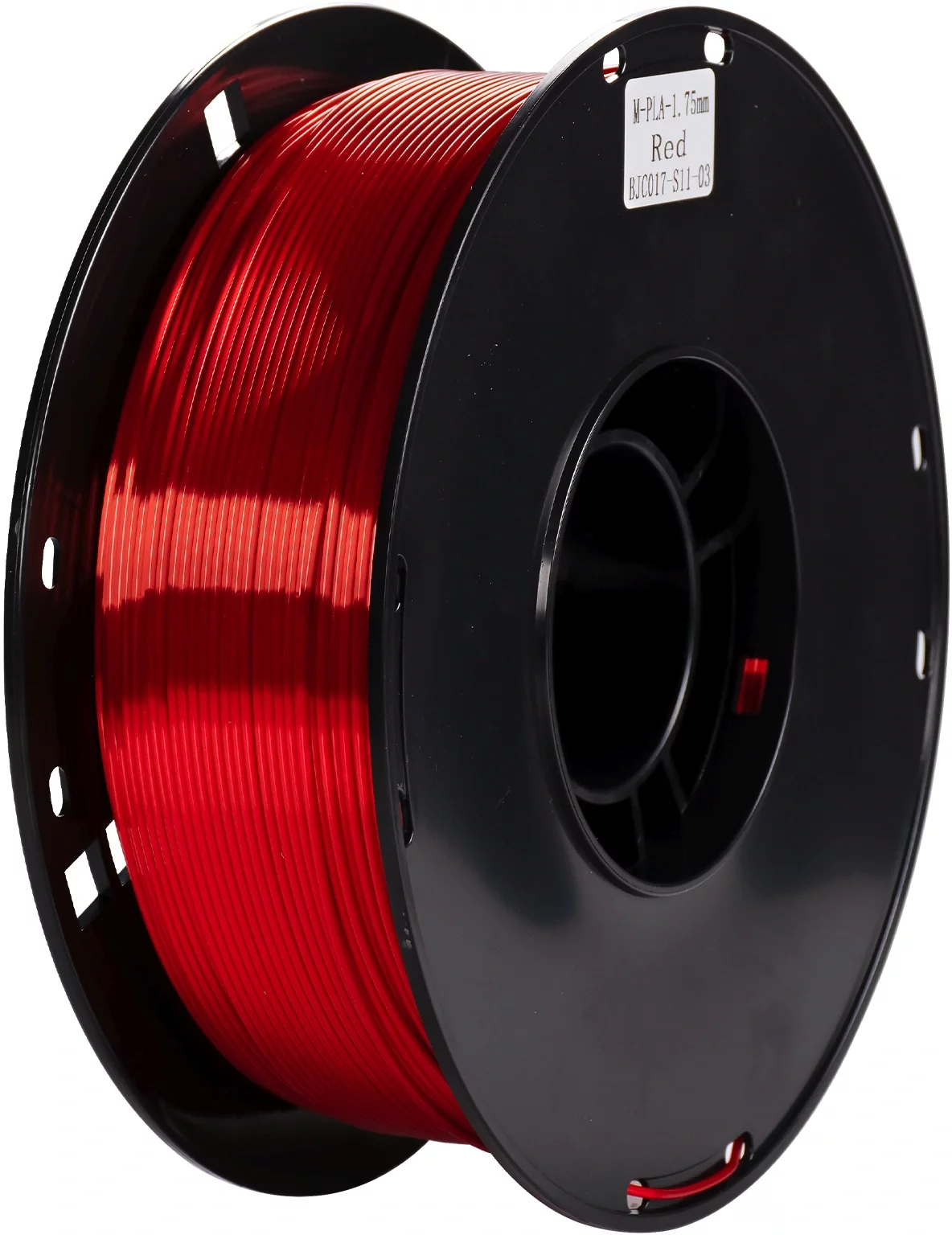 -/ Пластик для принтера 3D Cactus CS-3D-PLA-1KG-S-RED PLA SILK d1.75мм 1кг L326м 1цв.