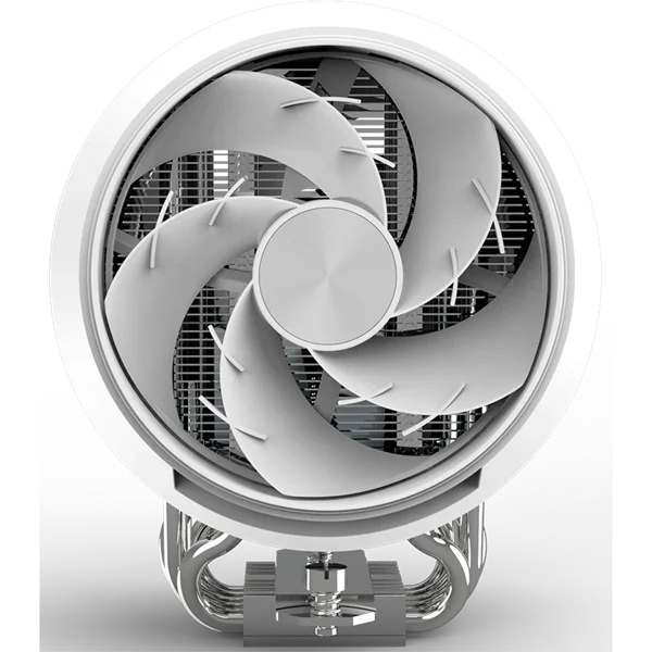 Кулер для процессора ZALMAN ZET5 WHITE, 5 HEAT PIPES, 4-PIN PWM, 600-2000 RPM, 30.4 DBA MAX, HYDRO BEARING, FULL SOCKET SUPPORT