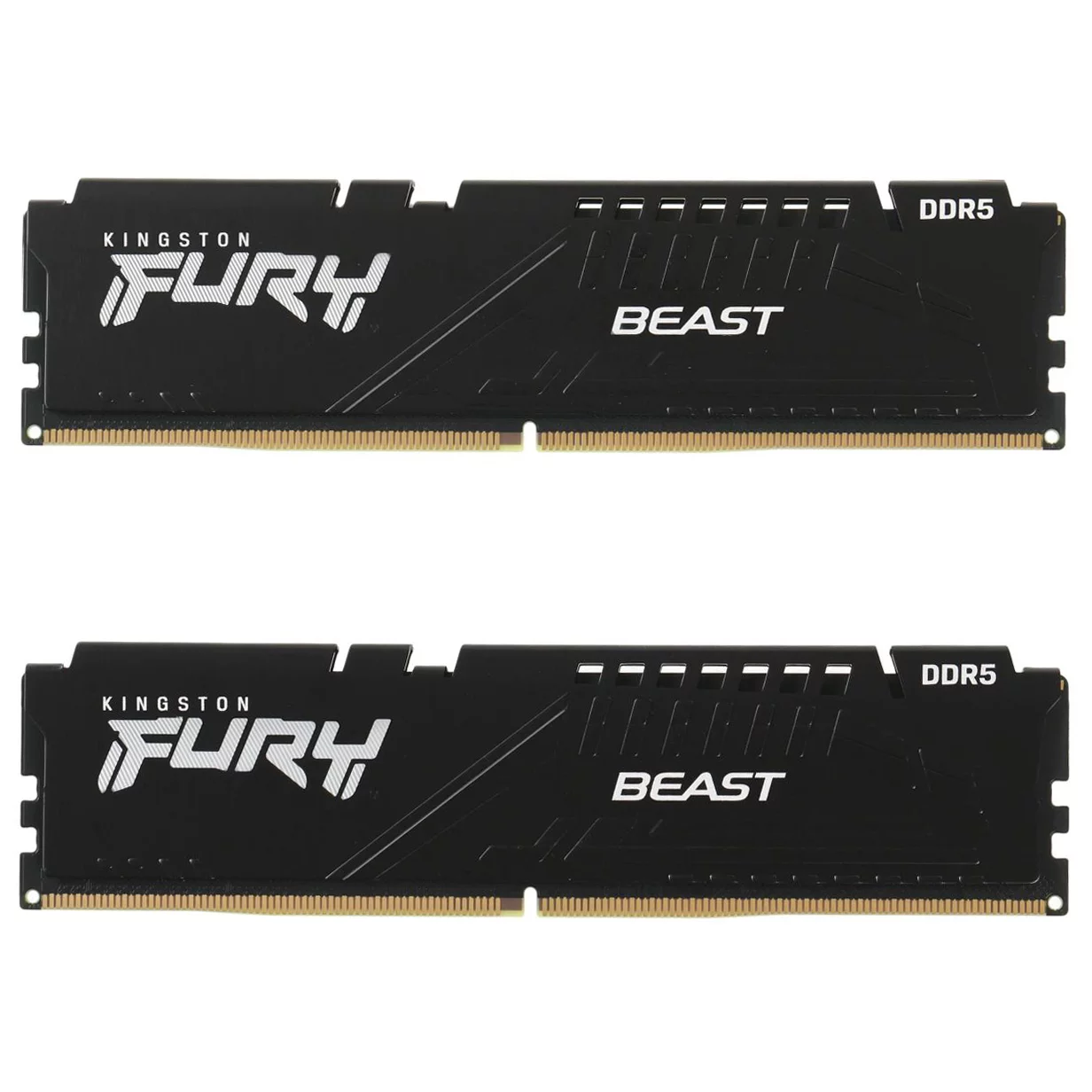 Память оперативная/ Kingston 16GB 6000MT/s DDR5 CL30 DIMM (Kit of 2) FURY Beast Black XMP (KF560C30BBK2-16)