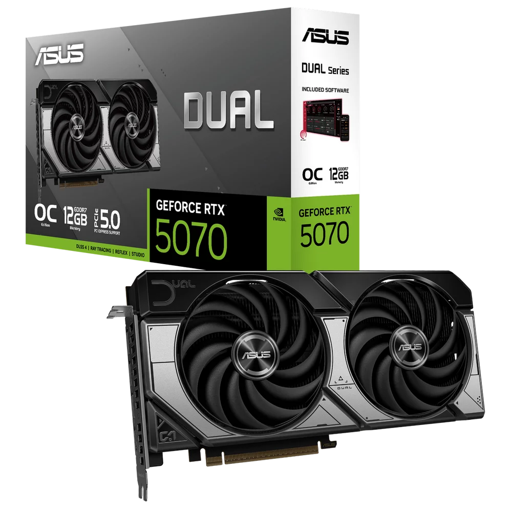 Видеокарта/ DUAL-RTX5070-O12G (90YV0M17-M0NA00)