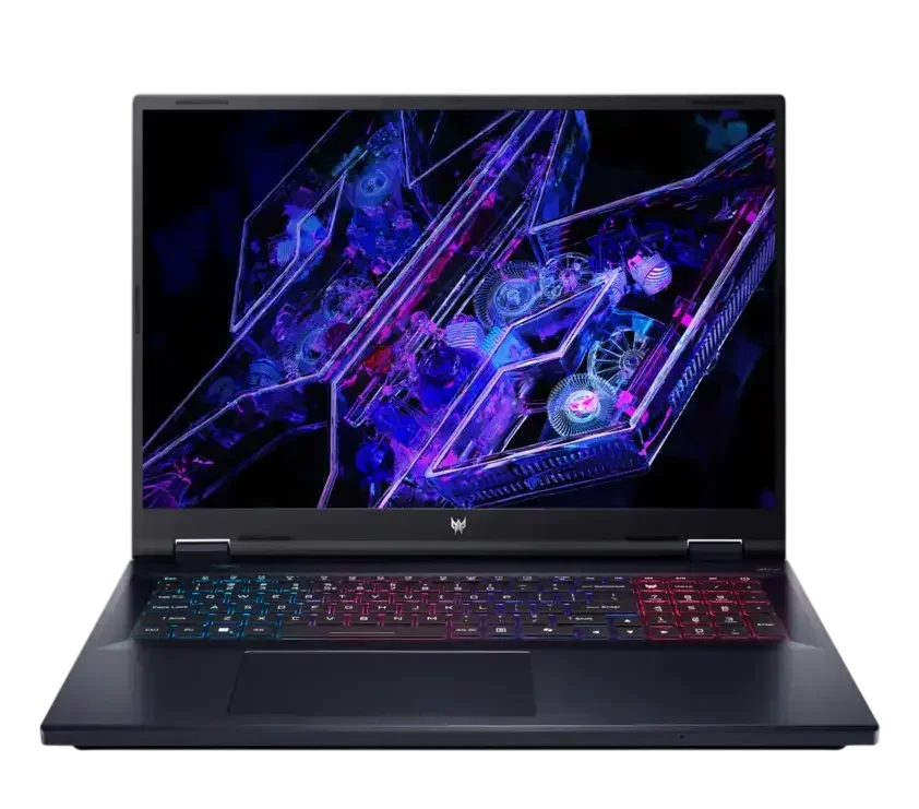 Ноутбук/ ACER Predator Helios Neo 18 PHN18-71-79ZH 18"(2560x1600 (матовый) IPS)/Intel Core i7 14650HX(2.2Ghz)/16384Mb/1024PCISSDGb/noDVD/Ext:nVidia GeForce RTX4060(8192Mb)/Cam/BT/WiFi/65WHr/war 1y/3kg/Black/NoOS (NH.QS3CD.001)