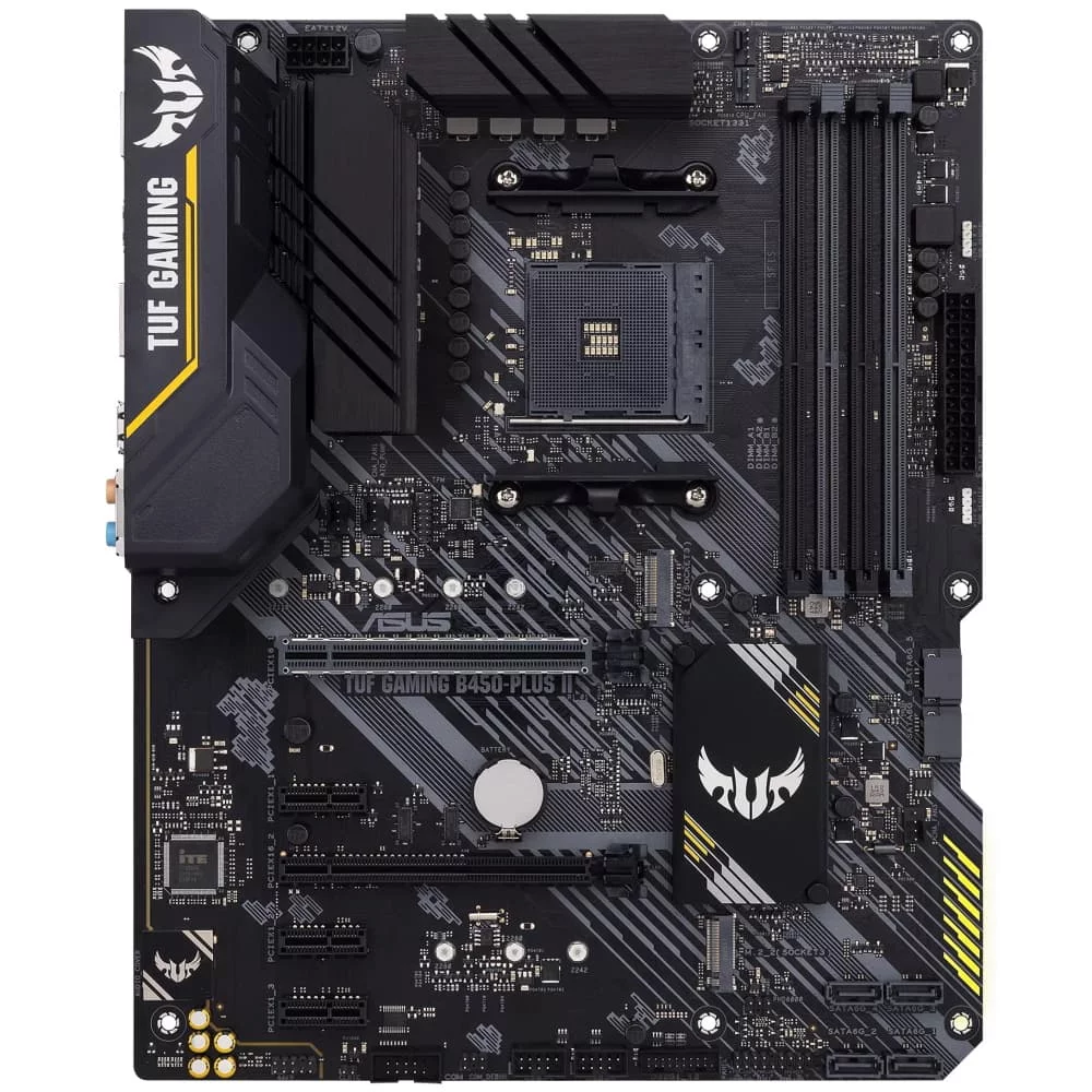 Материнская плата ASUS TUF GAMING B450-PLUS II Soc-AM4 AMD B450 4xDDR4 ATX AC`97 8ch(7.1) GbLAN RAID+HDMI+DP (90MB1650-M0EAY0)