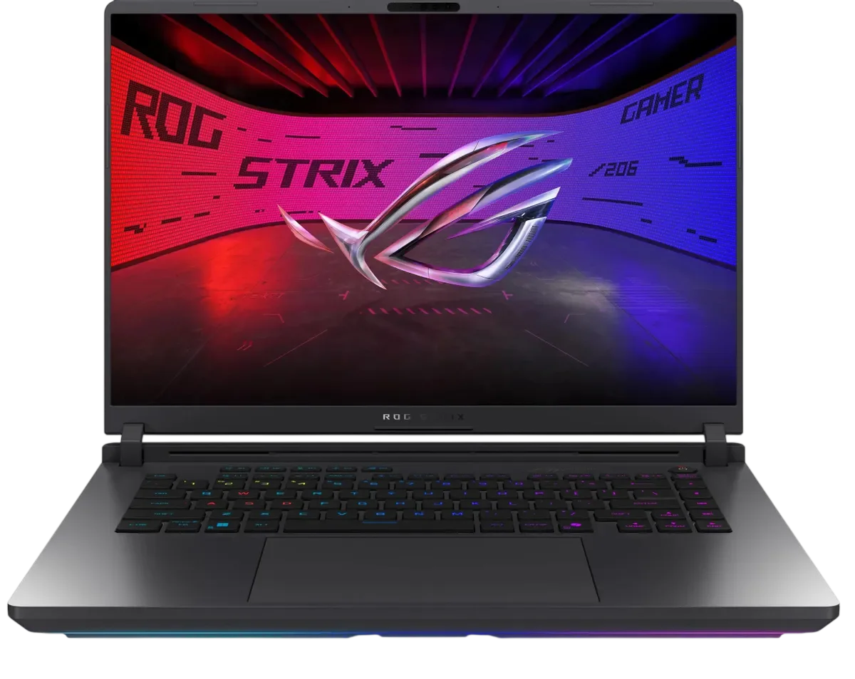 Ноутбук ASUS ROG STRIX G16 G615JMR-S5202 16" 2.5K IPS 500N 240Hz/ i7-14650HX/ 16Gb/ 1Tb SSD/ RTX 5060 8Gb/ DOS/ Eclipse Gray* (90NR0LB1-M00950)