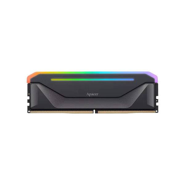 Apacer DDR5 32GB 6000MHz DIMM NOX RGB Black Gaming Memory CL38 1.35V (Retail) 2048*8 Heat Sink (Retail) 3 years (AH5U32G60C622NBAA-1)