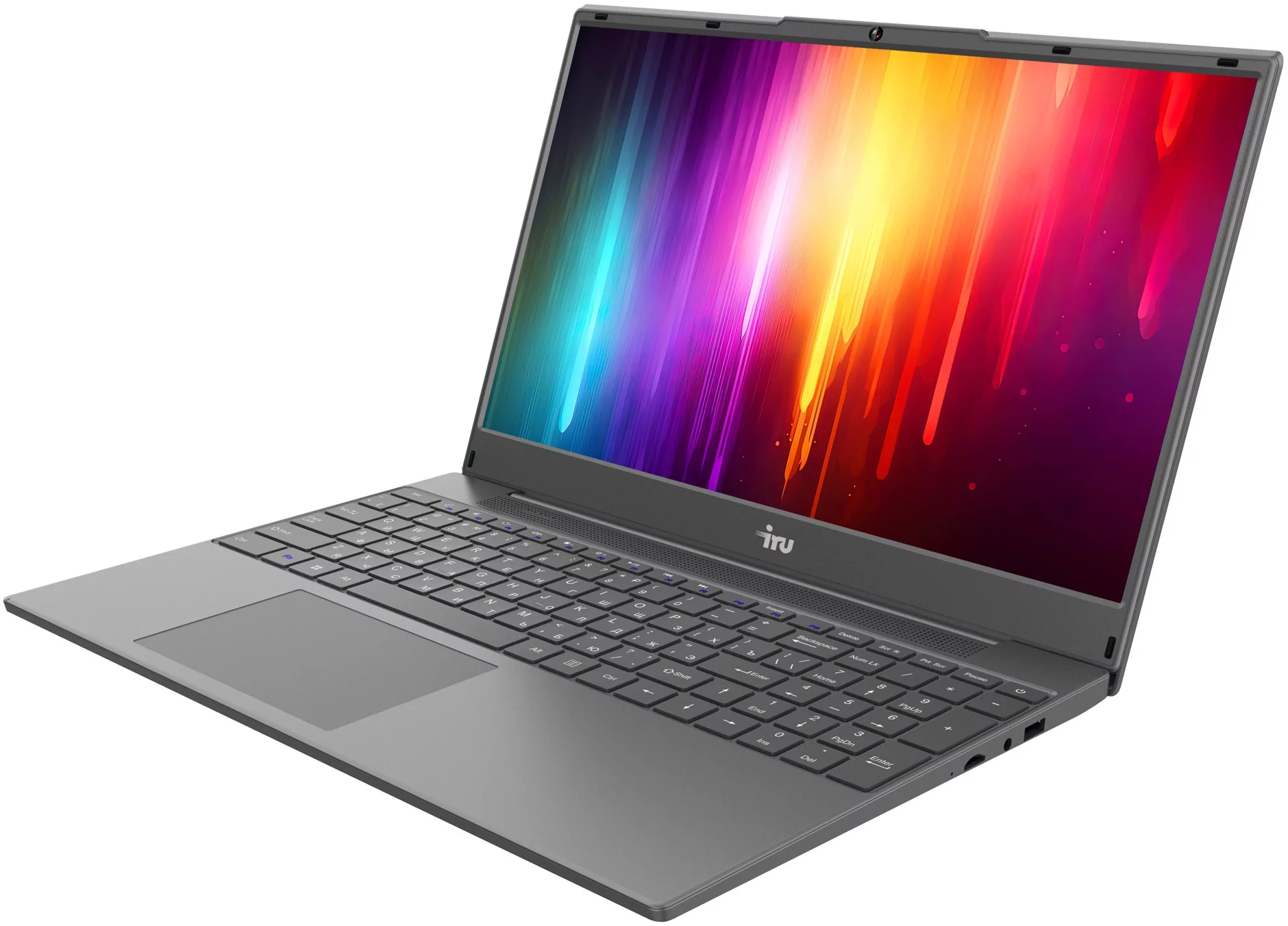 Ноутбук IRU Калибр 15PH Ryzen 5 5500U 16Gb SSD512Gb AMD Radeon Graphics 15.6" IPS FHD (1920x1080) Windows 11 Pro black WiFi BT Cam (2009305)