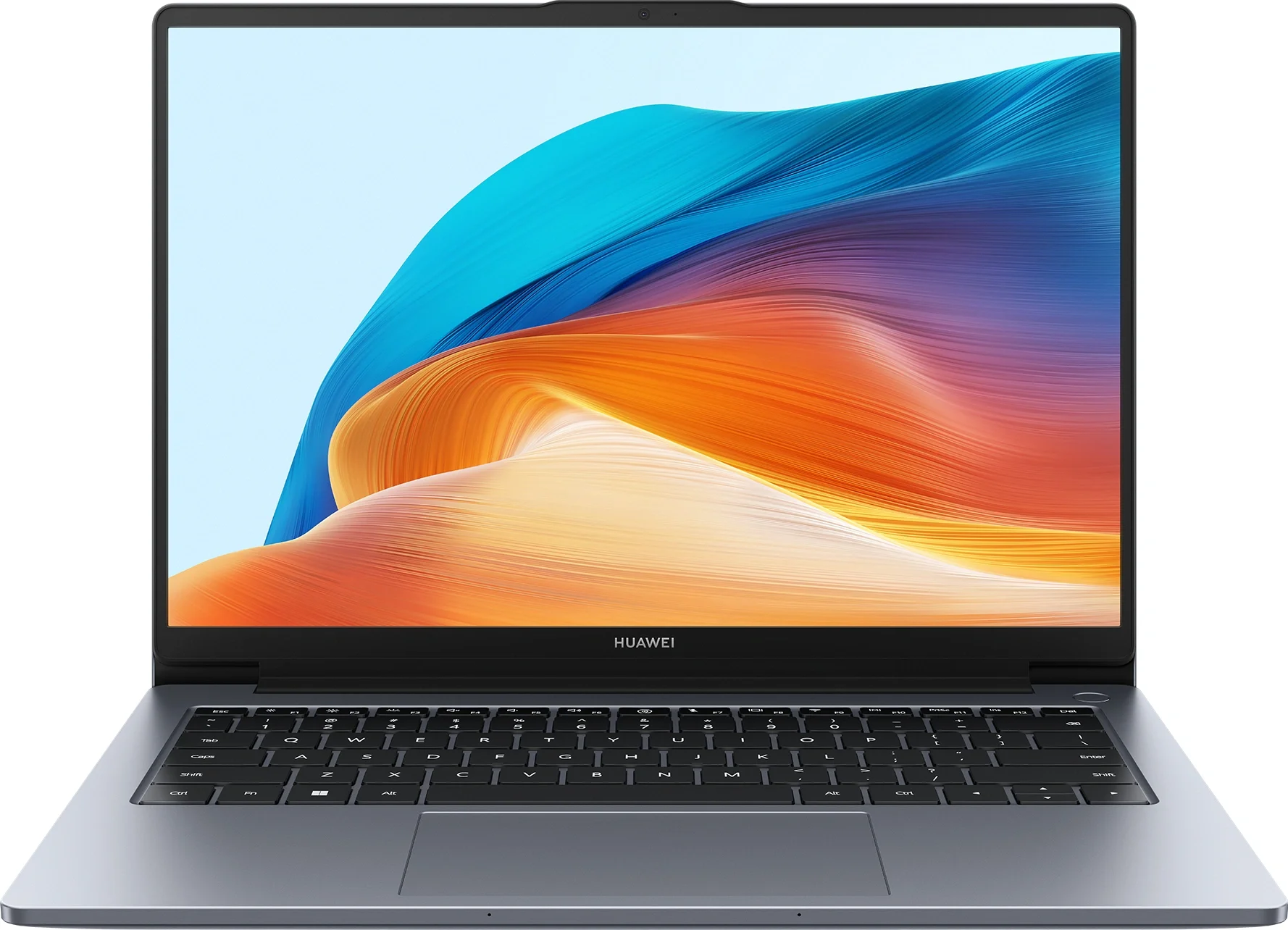 Ноутбук Huawei MateBook D 14 MDG-X Core i5 13420H 16Gb SSD512Gb Intel UHD Graphics 14" IPS FHD (1920x1200) без ОС grey space WiFi BT Cam (53014QKX)
