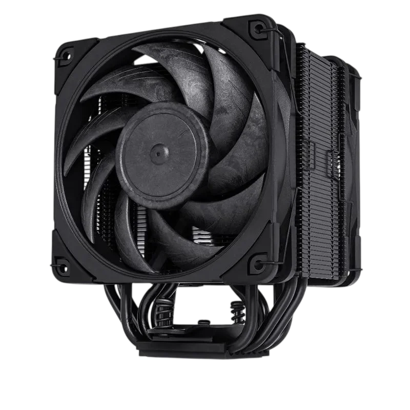 Кулер для процессора/ CPU Cooler Noctua NH-U12A chromax.black (169W, 4-pin PWM, 158mm, Al/Cu, 7x6mm, 2x120x120x25mm, 60CFM, 22.6dBA, 2000RPM, S: 1851/1700/1200/115X, AM5/AM4, Black)