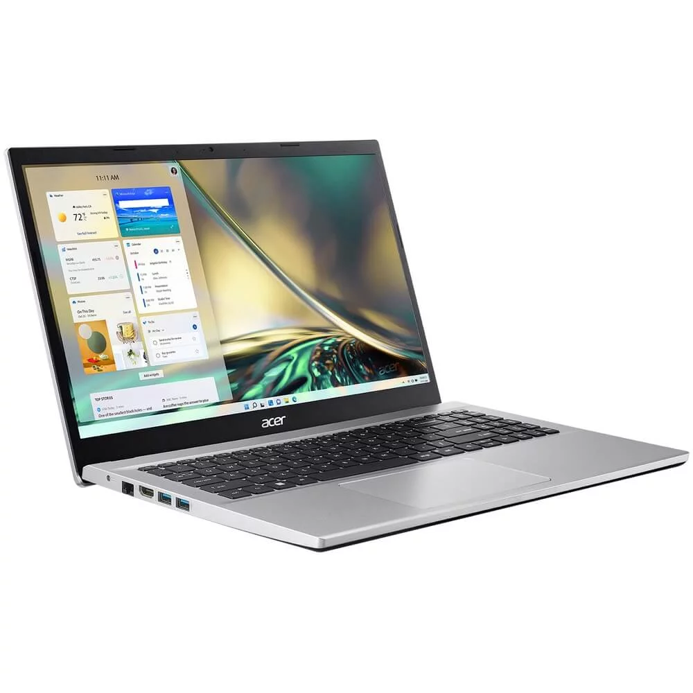 Ноутбук/ ACER Aspire3 A315-59-52X6 15.6"(1920x1080 (матовый) IPS)/Intel Core i5 1235U(1.3Ghz)/16384Mb/512PCISSDGb/noDVD/Int:UMA/Cam/BT/WiFi/50WHr/war 1y/1.8kg/Silver/NoOS (NX.K6TER.007)