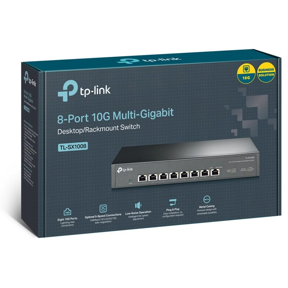 Картинка Коммутатор TP-Link TL-SX1008 (TL-SX1008) 