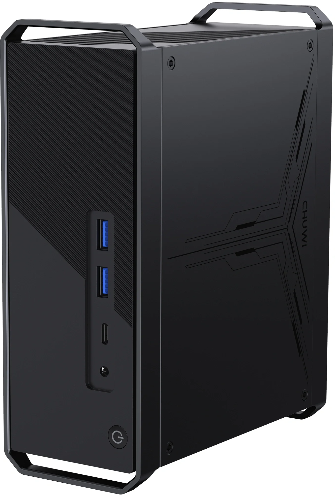 Компьютер Chuwi CoreBox i5 13420H (2.1) 16Gb SSD512Gb UHDG Windows 11 Pro 2.5xGbitEth WiFi BT 120W серый/ черный (2208008) (2208008#MLN)