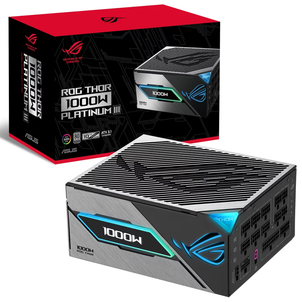 Блок питания Компьютер ASUS ROG-THOR-1000P3-GAMING (90YE00V3-B0NA00)