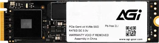 Накопитель SSD AGi PCIe 4.0 x4 1TB AGI1T0G44AI838 AI838 M.2 2280