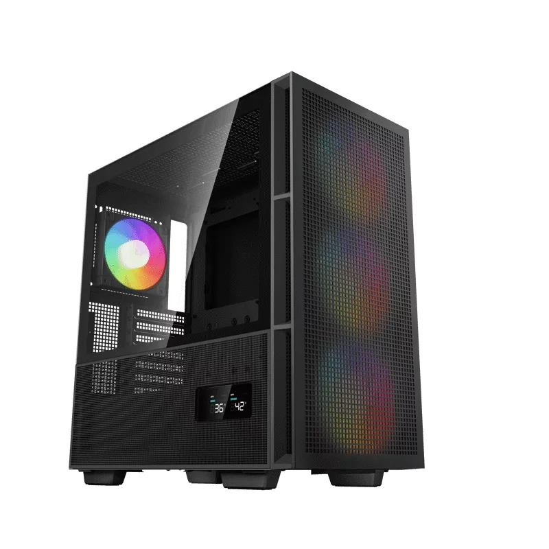 Корпус Deepcool CH560 DIGITAL без БП, боковое окно (закаленное стекло)[R-CH560-BKAPE4D-G-1]