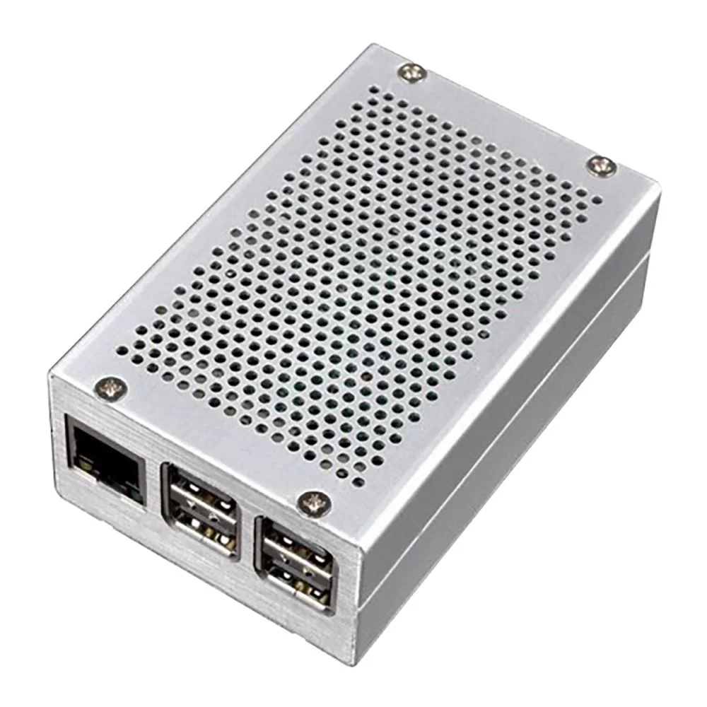 Корпус ACD RA193 Корпус ACD Heat Dispersion Metal Aluminium Alloy Case for Raspberry Pi 3, Silver