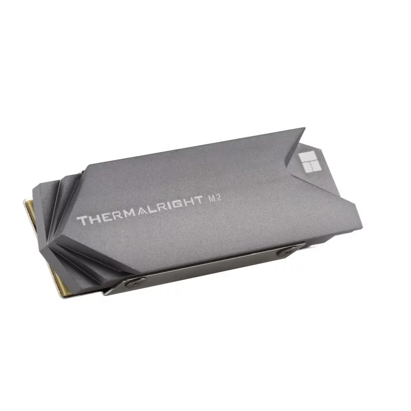 Радиатор к SSD/ SSD Cooler Thermalright M.2 2280 SSD (Radiator, Al, M.2 2280, 75x22.7x11.7mm, Silver/Gray) (TR-M.2 2280 SSD)