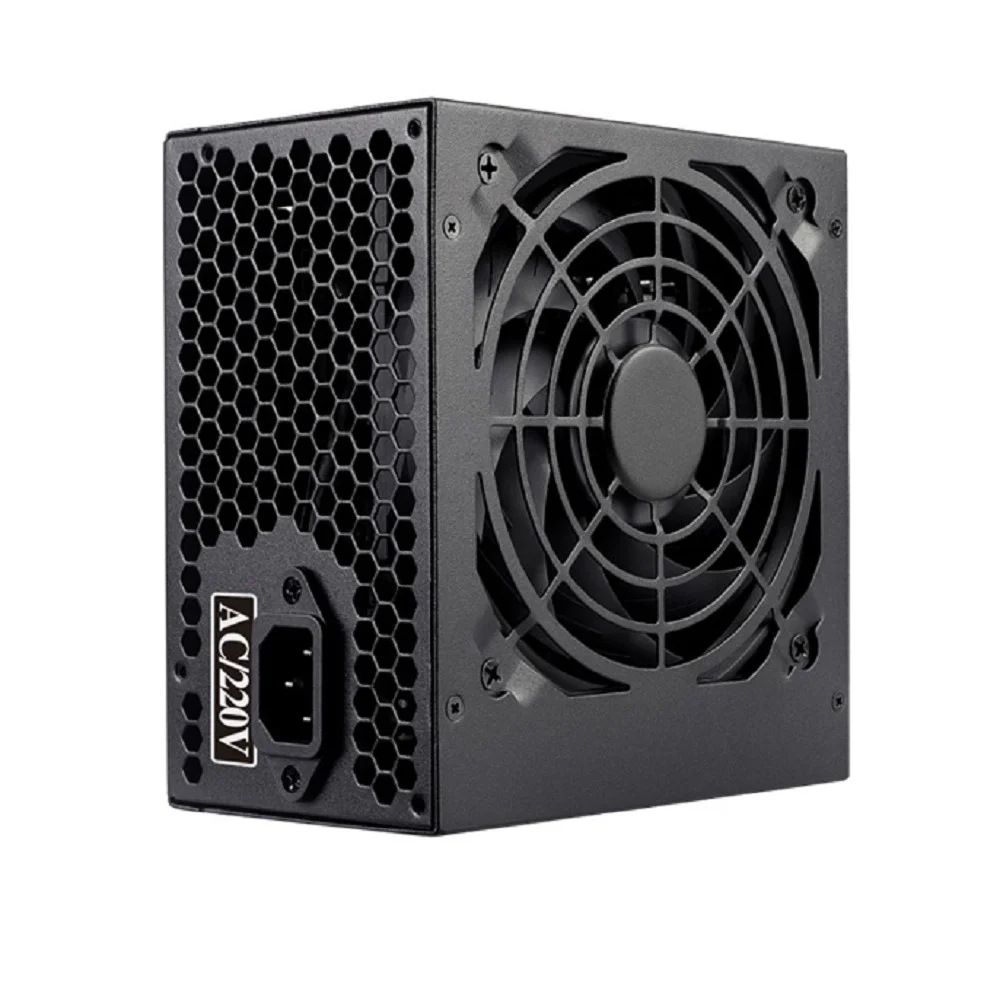 Блок питания CBR ATX 450W, 12см fan, 24pin/1*4pin/1*IDE/2*SATA, кабель питания 1.2м, черный [PSU-ATX450-12EC] OEM