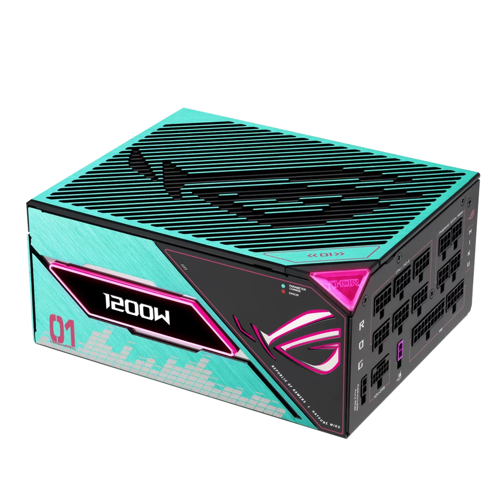 Блок питания Компьютер ASUS ROG-THOR-1200P3-MIKU (90YE00V6-B0NA00)