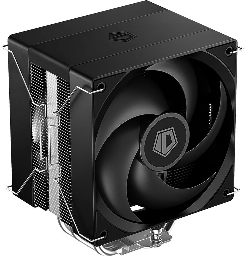 Устройство охлаждения(кулер) ID-Cooling SE-214-XT V2 Plus нет подсветки Soc-AM5/AM4/1200/1700/1851 серебристый/черный 4-pin 27.2dB Al+Cu 220W 680gr Ret