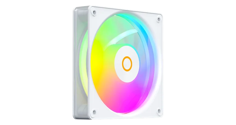 Вентилятор для корпуса Ocypus Gamma F12 Elite WH ARGB REVERSE BLADE, 120x120x25mm, 4-PIN PWM, 600-1800 RPM, 26 DBA MAX, HYDRO BEARING