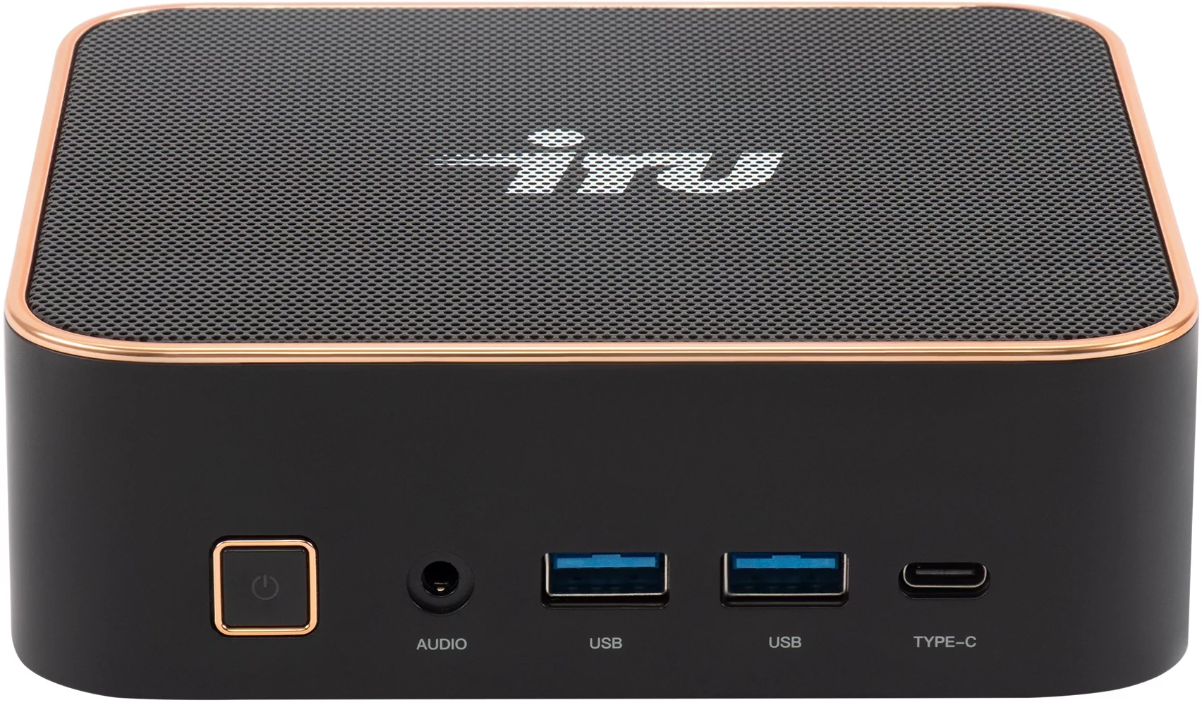 Неттоп IRU Tactio 525 Ryzen 5 6600H (3.3) 16Gb SSD512Gb 660M Windows 11 Pro GbitEth WiFi BT 120W черный (2057781)