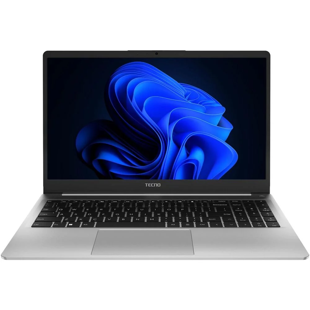 Ноутбук Tecno MegaBook K15SDA Ryzen 5 7430U 16Gb SSD1Tb AMD Radeon Graphics 15.6" IPS FHD (1920x1080) Windows 11 Home silver WiFi BT Cam 6060mAh (71003300489)