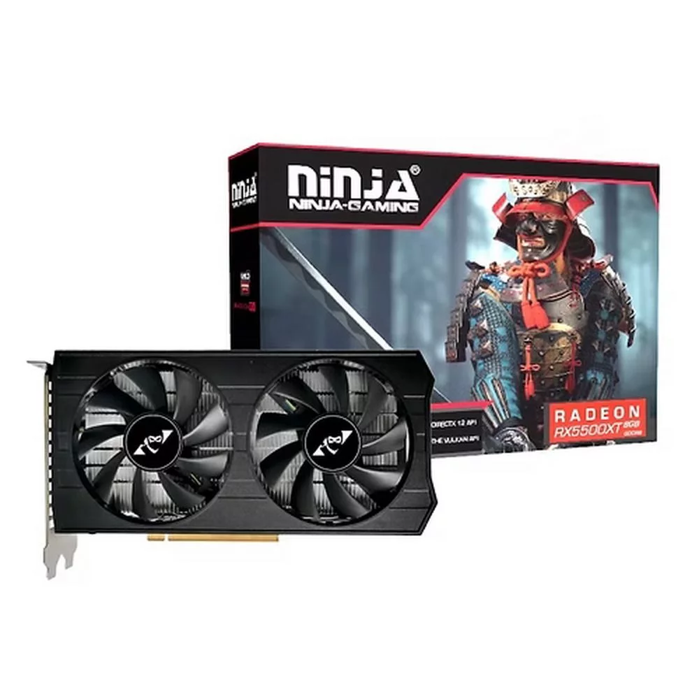 Видеокарта Ninja (Sinotex) RX5500XT 8GB GDDR6 128bit 3xDP HDMI 2FAN RTL (AJ55XTF86F)