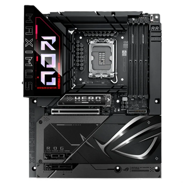 ASUS ROG MAXIMUS Z890 HERO BTF, LGA1851, Z890, 4*DDR5, 4*SATA, 6*M.2, 8*USB 3.2, Type-C, 2*PCIx16, 1*PCIx1, 2*Thunderbolt™ 4, HDM, ATX; 90MB1KG0-M0EAY0