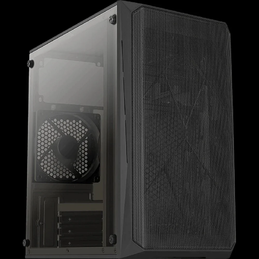 Formula CS-107 Black (mATX, без БП, Window, USB3.0 x1, USB2.0 x1, 12cm black fan x 1) (4711401660552)