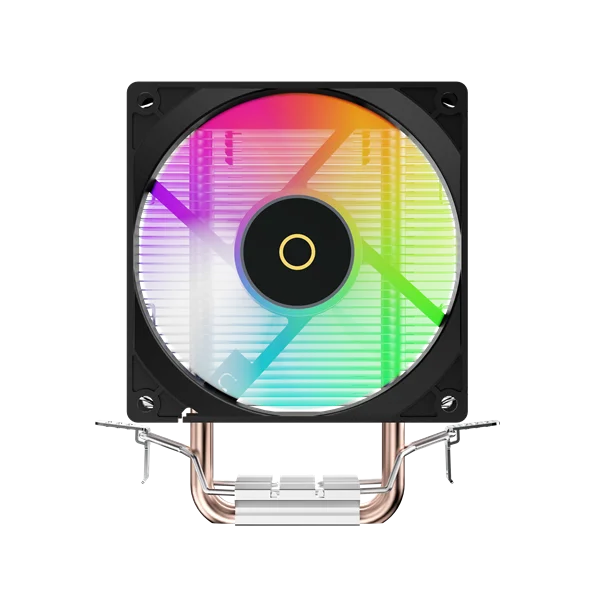 Кулер для процессора Ocypus Gamma A20 BK ARGB, 92mm FARGB FAN, Top FARGB Panel, 2 HEAT PIPES, 3-PIN, 1900 RPM, 21DBA, HYDRO BEARING, LGA115X/1200/1700/18XX, AM4/AM5